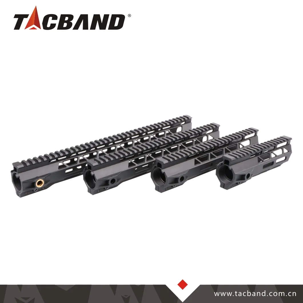 16.5inch Ar15 Extra Light Weight Slim Carbon Fibre Polymer Free Float M-Lok Handguard with Picatinny Top Rail