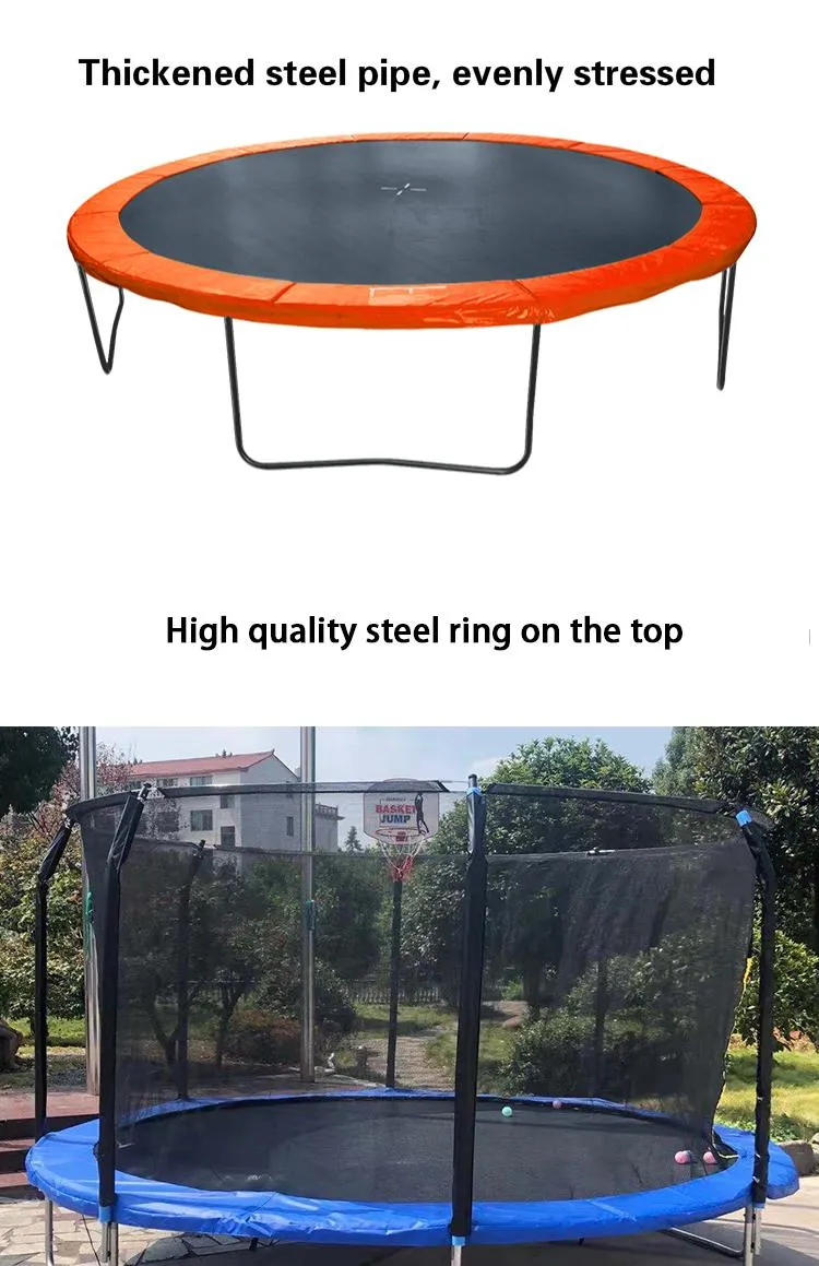 16FT Trampoline Tent Park Equipment Trampoline Outdoor Round Trampoline
