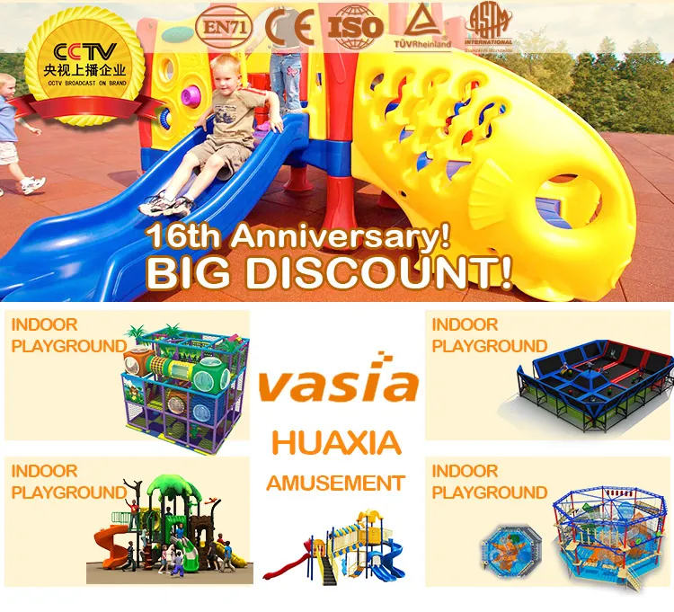 2016 New Big Commercial Indoor Trampoline Park by Vasia (VS6-160328-450A-31D)