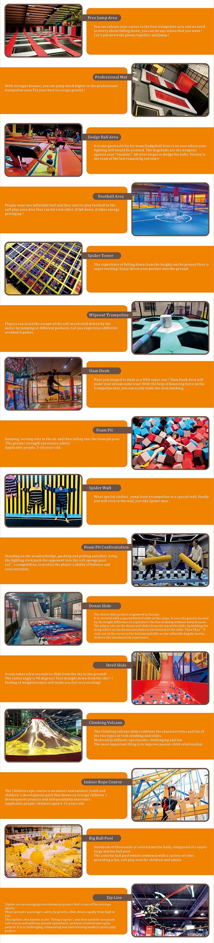 2021 Chilren Indoor TUV High Quality Trampoline Park Indoor Playground for Hot Sale in Shopping Mall