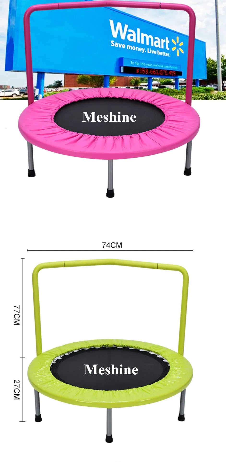 36"/40"Professional Gym Rebounder/Mini Trampoline