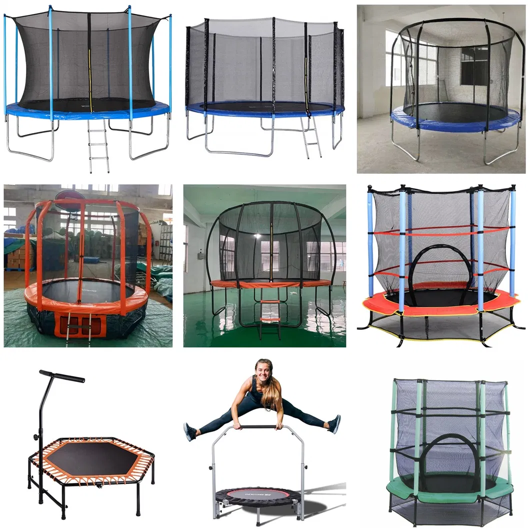 8FT 10FT 12FT 14FT 16FT Trampoline Outdoor with Enclosure Net -Basketball Trampoline