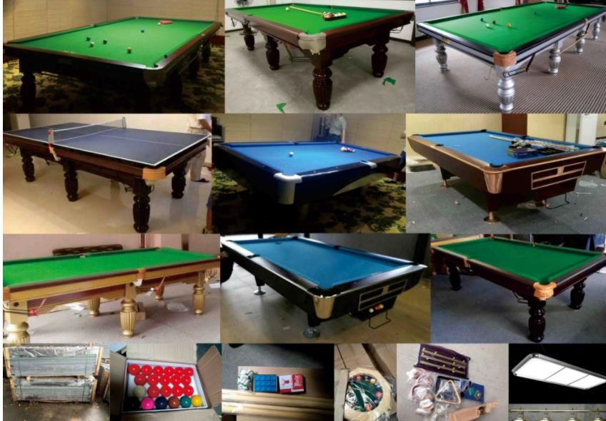 8FT / 9FT Option Pool Table Billiard Table for Billiard Club Sports