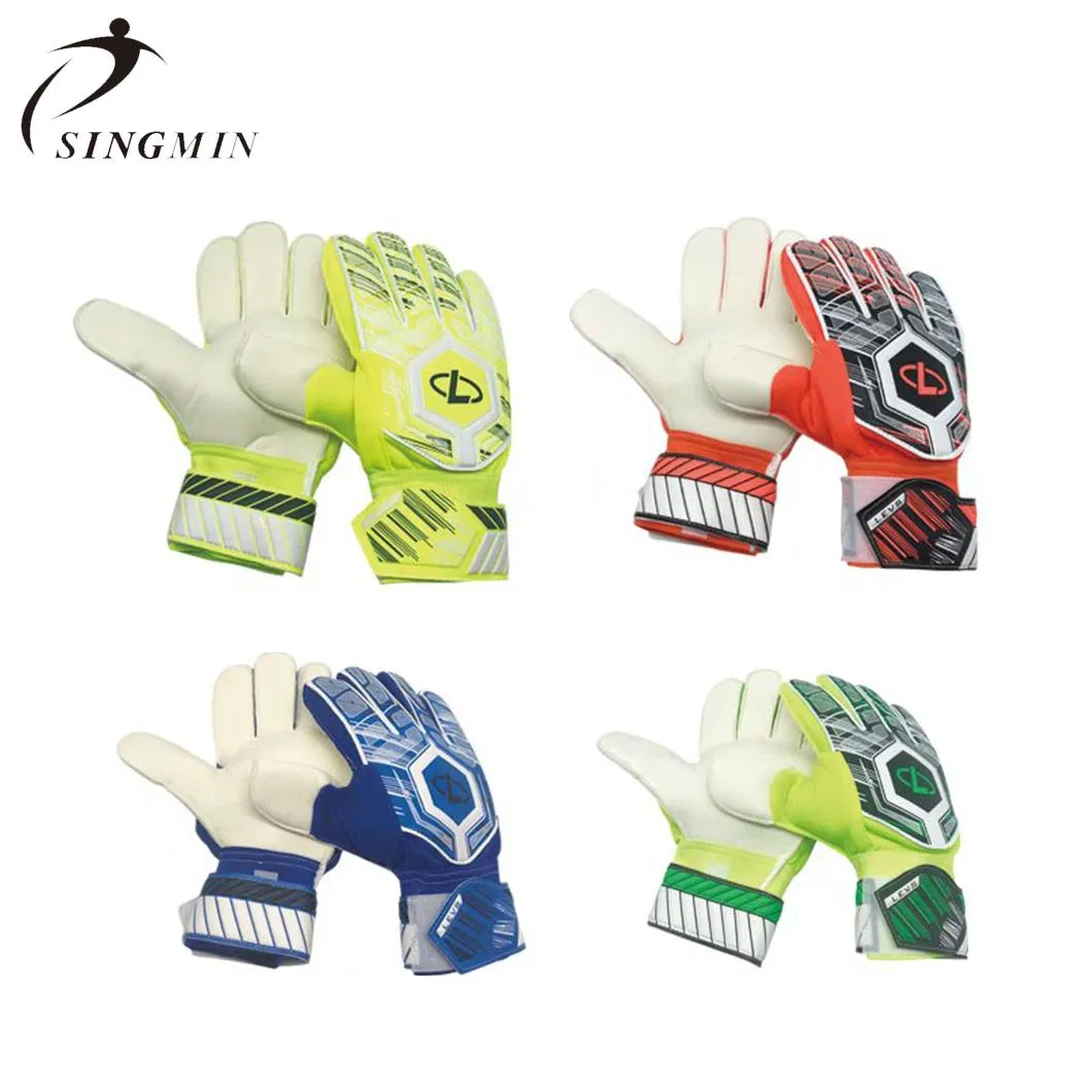 Adult and Children′s Football Latex Wear-Resistant Goalkeeper Gloves in Stock