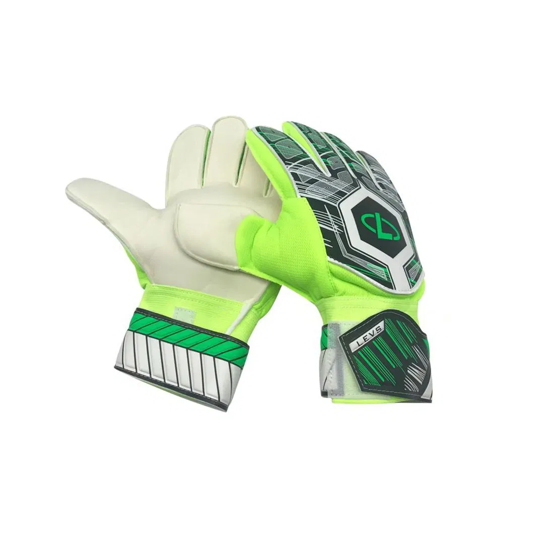 Adult and Children′s Football Latex Wear-Resistant Goalkeeper Gloves in Stock