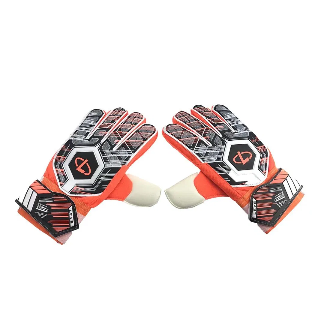 Adult and Children′s Football Latex Wear-Resistant Goalkeeper Gloves in Stock
