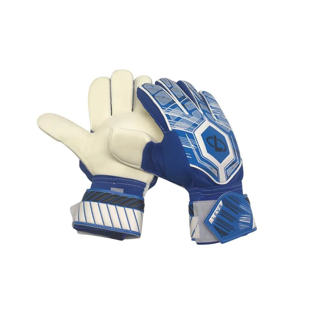 Adult and Children′s Football Latex Wear-Resistant Goalkeeper Gloves in Stock