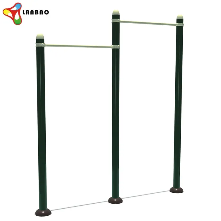 Adult Double Horizontal Bar Outdoor Fitness Equipment
