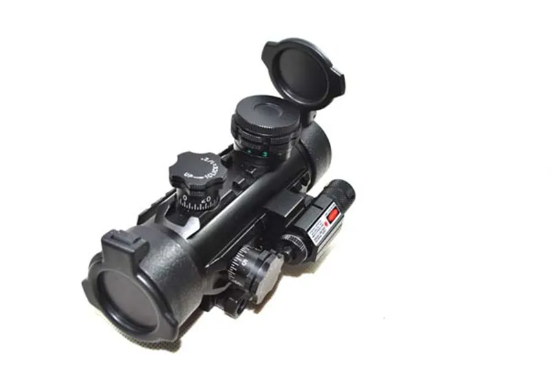 Airsoft 1X30 R&G DOT Scope Sight with Red Laser