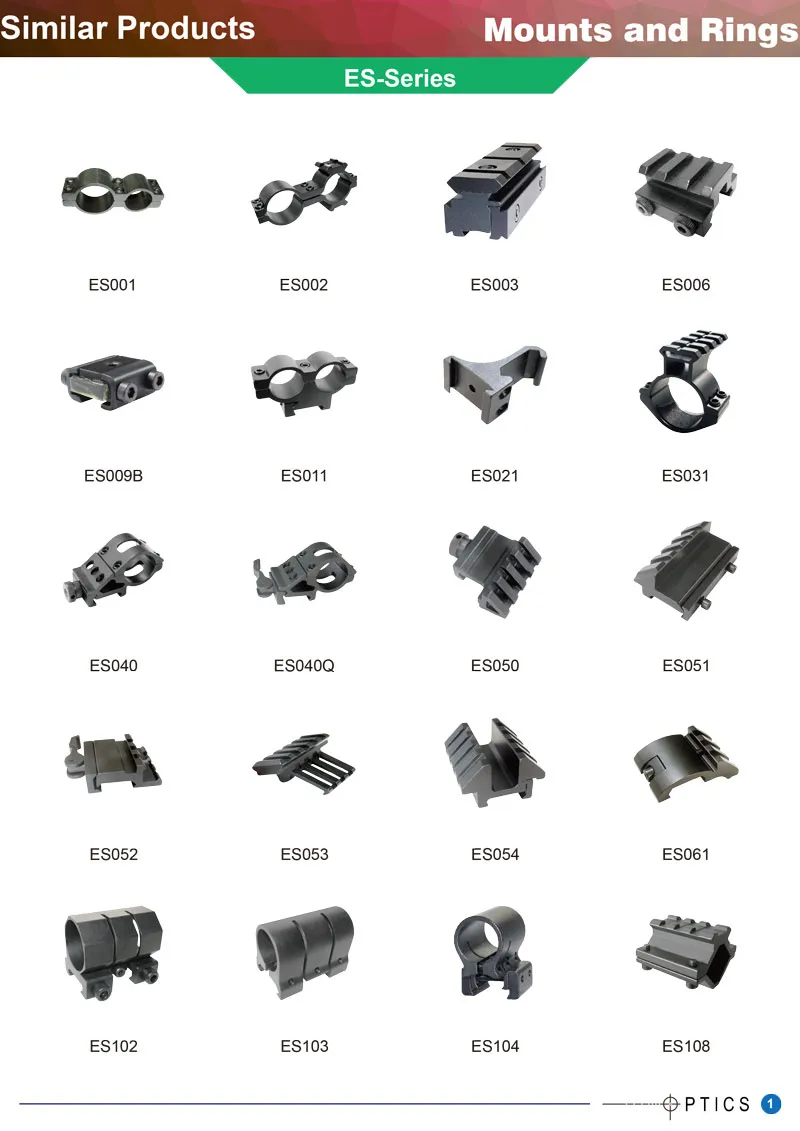 Aluminum Picatinny Scope Adapter Rail