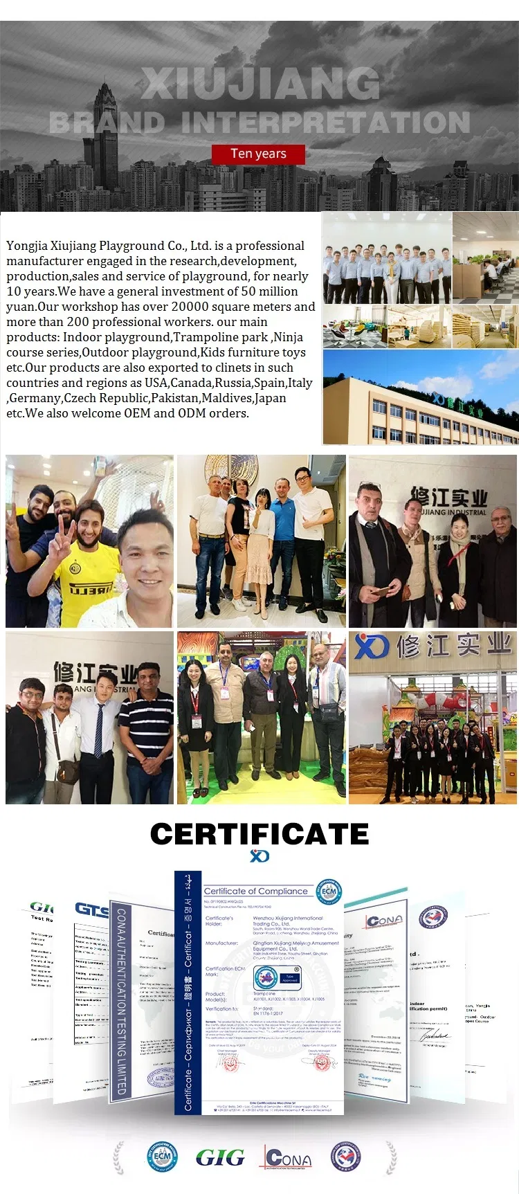 ASTM Standard Gymnastic Trampoline Rectangle Pink Square Trampoline