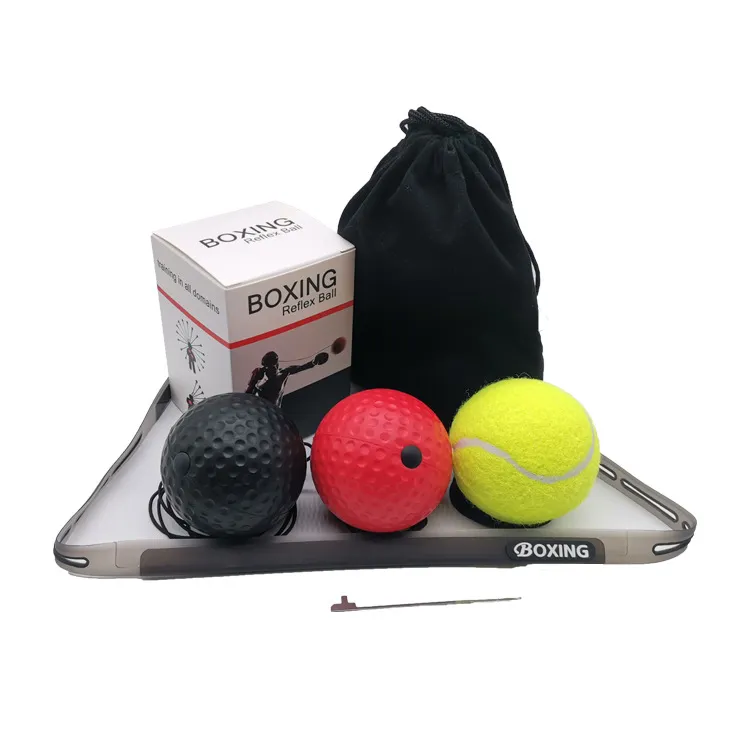 Boxing Reflex Ball, Boxing Equipment Fight Speed with Headband, Improve Hand Eye Coordination