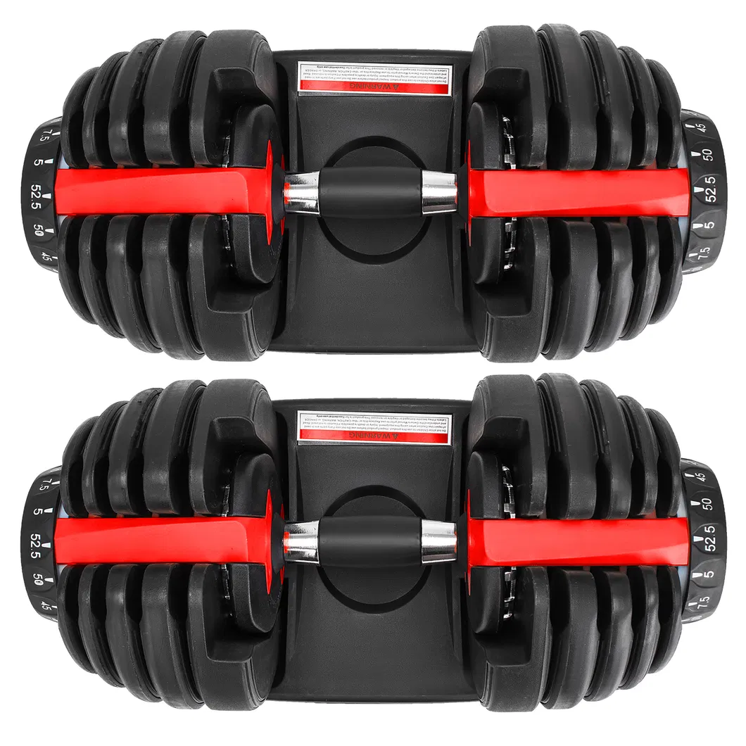Cast Iron 52.5 Lb Adjustable Hammer Strength Dumbells/Dumbbell Bow 24kg Dumbbell Set 1 24or40kg