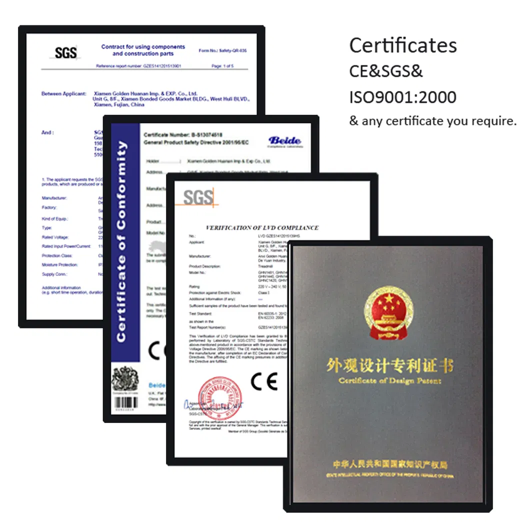 Ce Certificated Cheap Electric Fitness Equipment