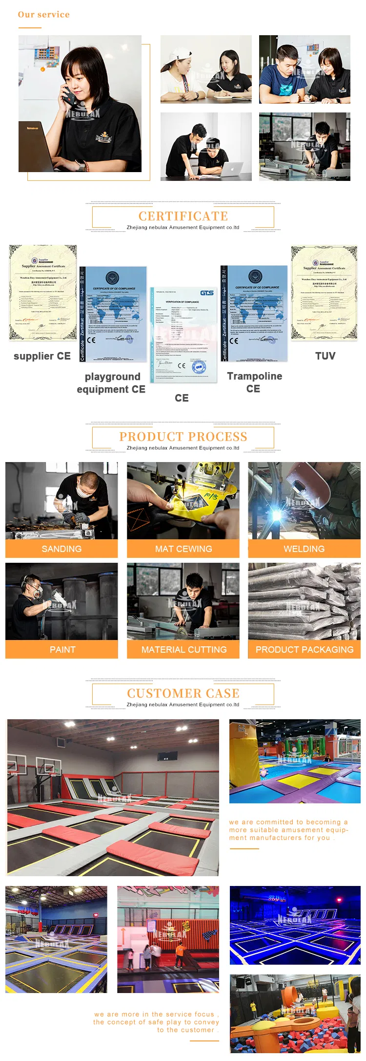 Ce Certificated Gymnastic Jump Trampoline with Dodgeball, Indoor Trampoline Park