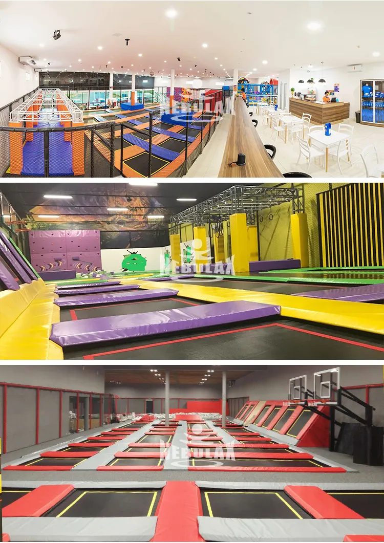 Ce Certificated Gymnastic Jump Trampoline with Dodgeball, Indoor Trampoline Park