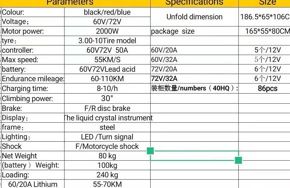 China Manufacturers High Quality High Speed Electric Scooter 60V 20ah 1000W 1500W 2000W SKD Electric Motorcycle with Pedals Disc Brake