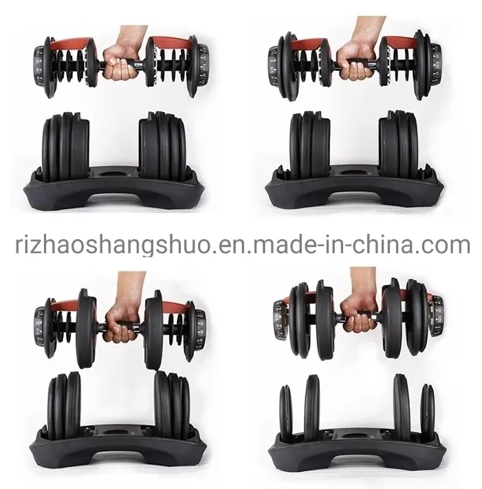 China Supplier High Quality Automatically 40kg Adjustable Dumbbell Set