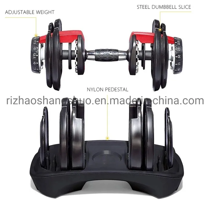 China Supplier High Quality Automatically 40kg Adjustable Dumbbell Set