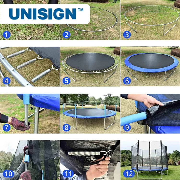 Chinese Factory Wholesale Cheap Price Trampoline 8FT 10FT 12FT Outdoor Trampolines for Kids