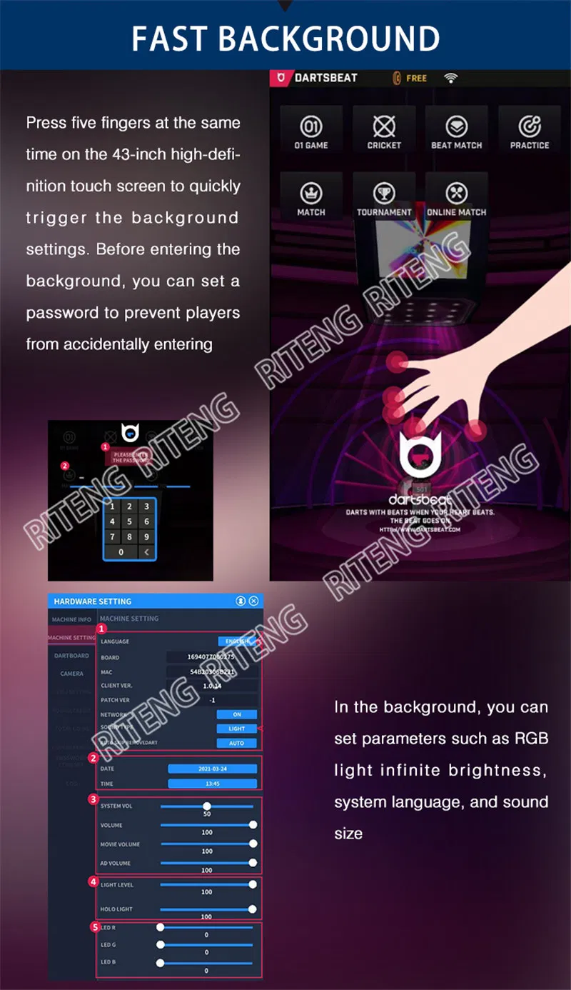 Coin Operated Arcade Dartboard Game Adult Dart Machine Online Games Machines for Bar