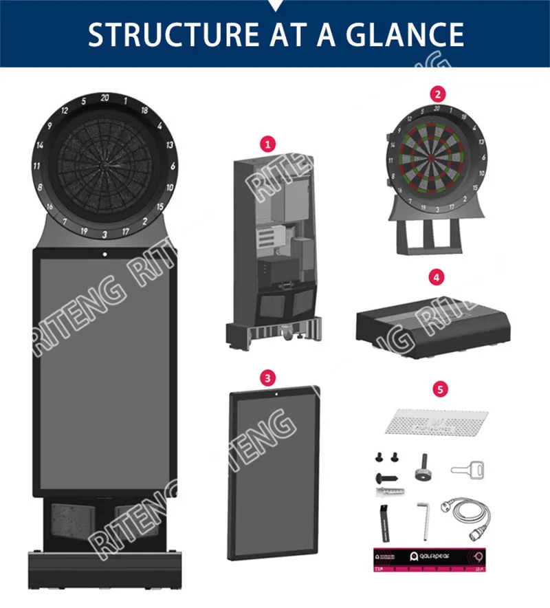 Coin Operated Arcade Dartboard Game Adult Dart Machine Online Games Machines for Bar