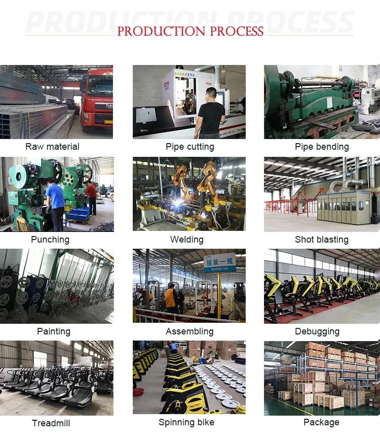 Commercial Gym Use Health Fitness Equipment Running Machines Treadmills with Touch Screen