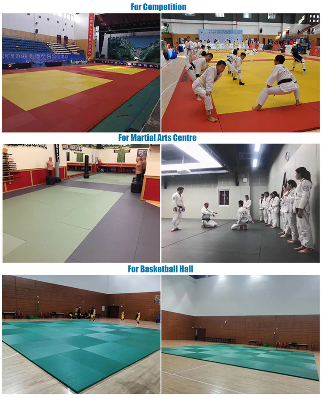 Custom Color Used Tatami MMA Kick Boxing Judo Tatami Mat