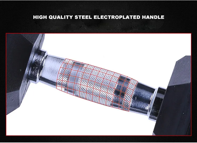 Dipping Hexagon Gym Equipment Manufacturer Mancuernas Hexagonales 40kg Lb Dumbbell