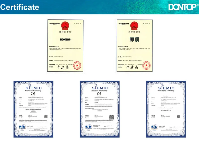 Dontop Optics High Quality Riflescope Integrated Weaver Rail Mount