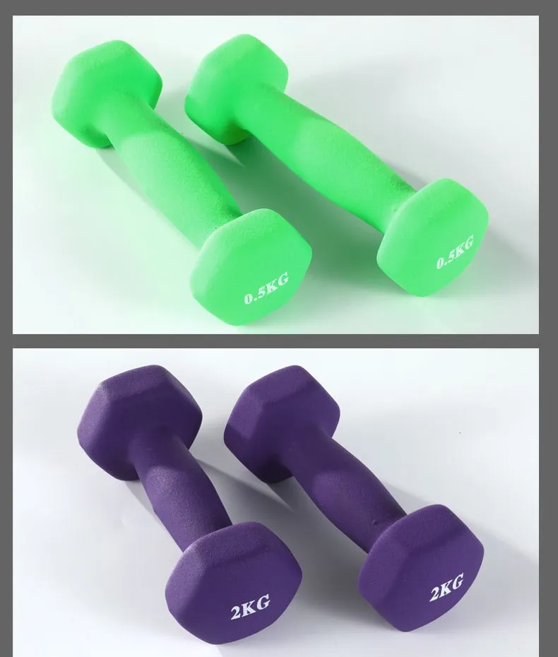 Dumbbells Color Weight Loss Exercise for Children Dumbbells Home Fitness Equipment Fitness Products Gym Equipment