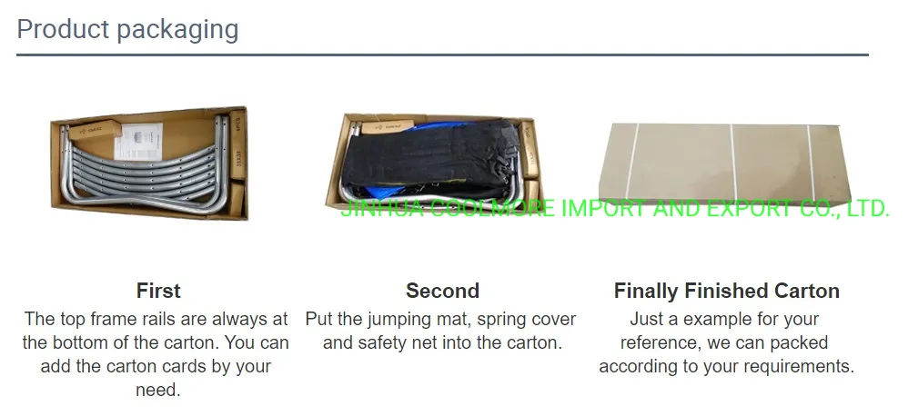 Eco Trampoline -6/8/10/12/14/15FT Trampoline with Short-Pole Net Enclosure