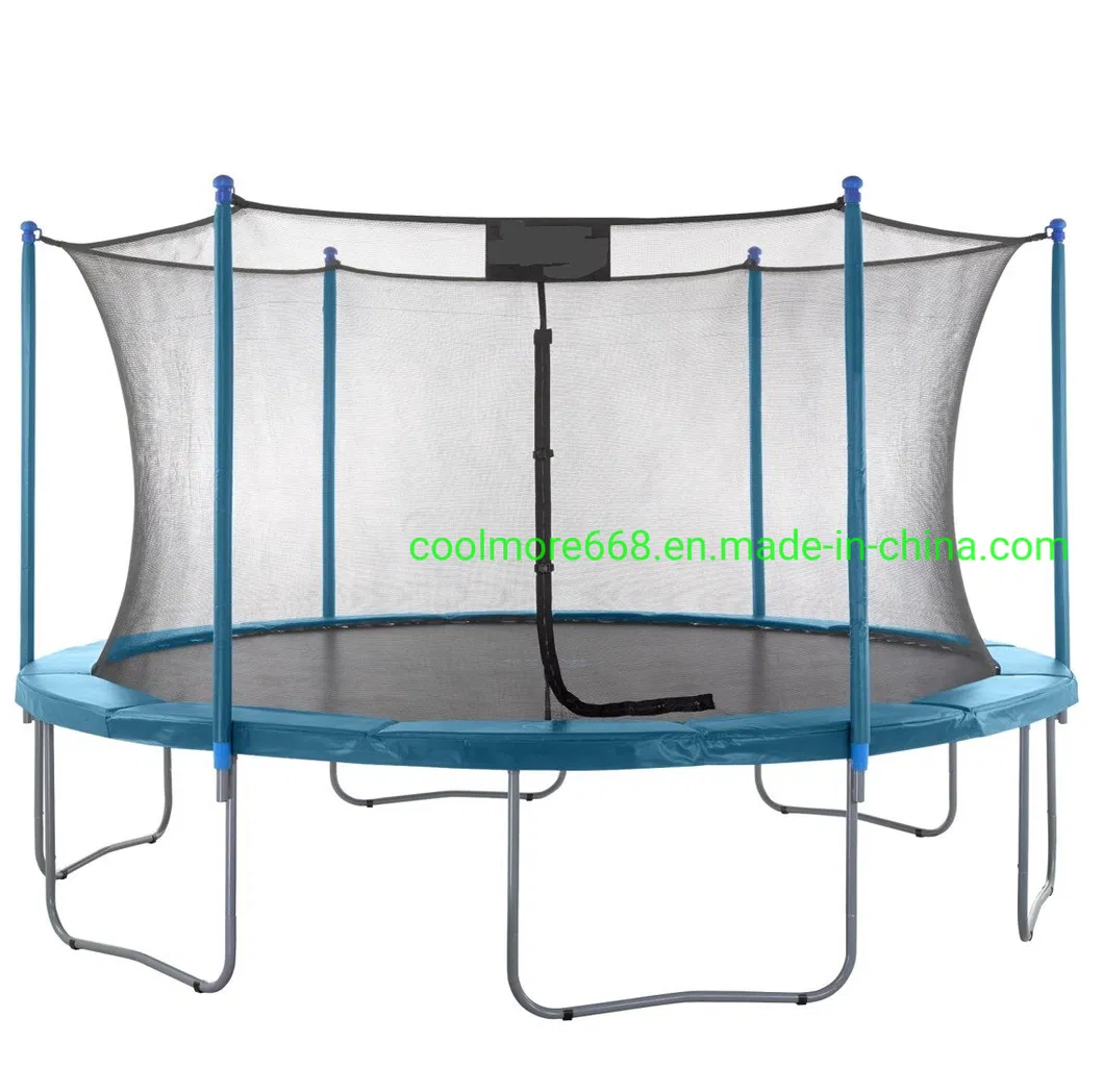 Eco Trampoline -6/8/10/12/14/15FT Trampoline with Short-Pole Net Enclosure