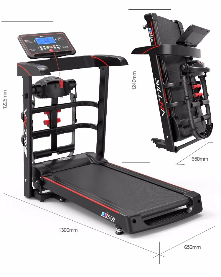 Electric Portable Power Motorized Machine Running Jogging Gym Exercise Treadmill