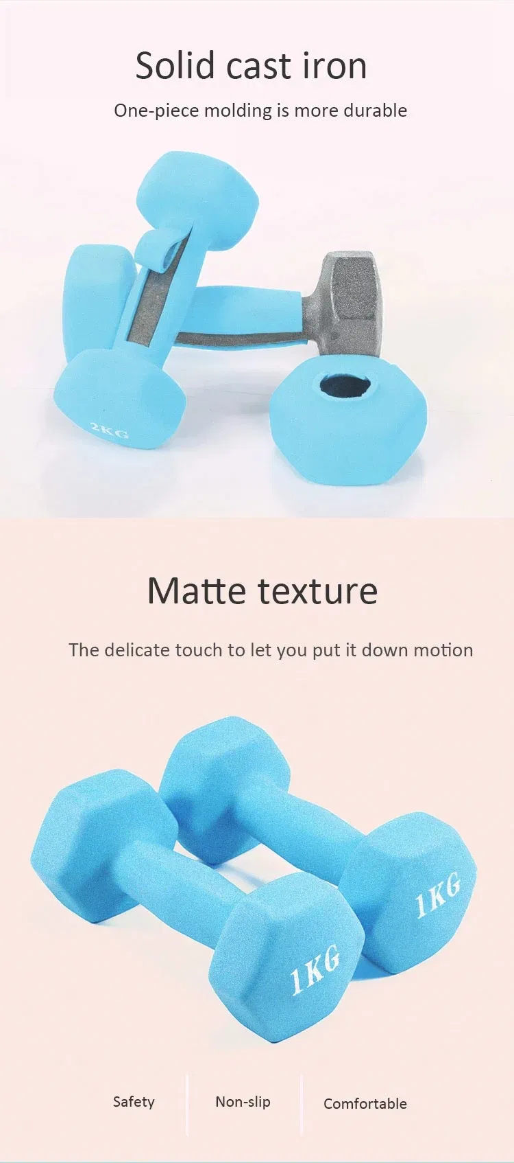 Factory Cheap Price Power Dumbbells 100lb 4kg Original∈ Stock