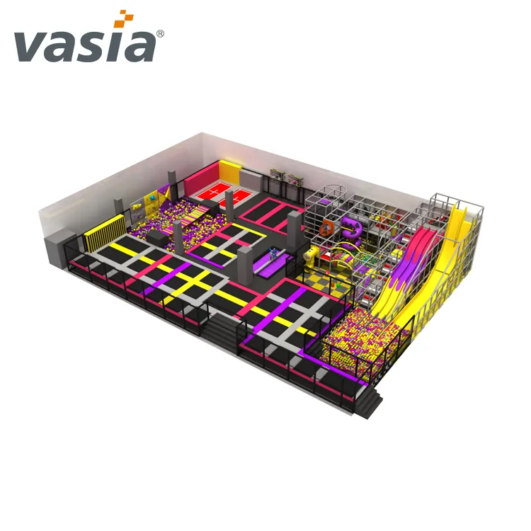 Factory Commercial Colorful Customized High Quality Plastic Children Outdoor Amusement Park Equipment, Kids Indoor