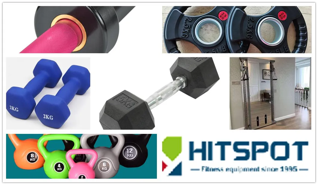 Factory Custom Logo Vinyl PVC Neoprene Dipping Cart Iron Dumbbell Gym Dumbbells Set for Sale