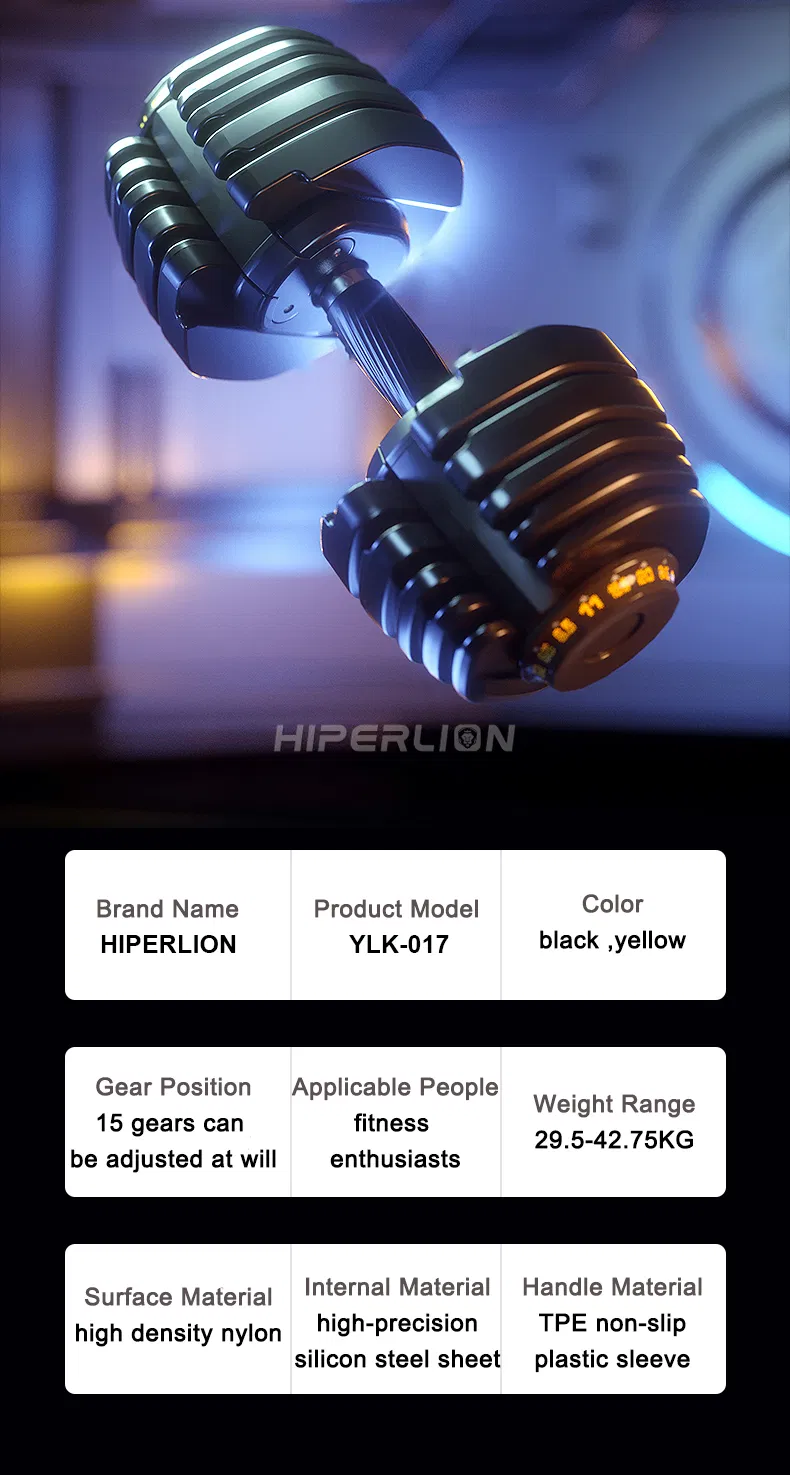 Fitness Equipments Dial 50kg Pound Pair Adjustable Dumbbells with Rack