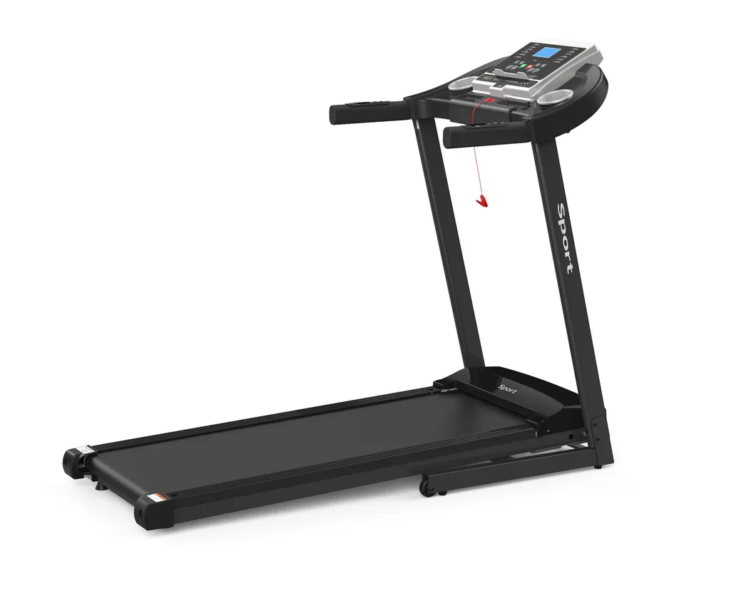 Folding Electric Treadmill for Home Workout Manual Incline 3.5" LCD Display 9 Mph Max.