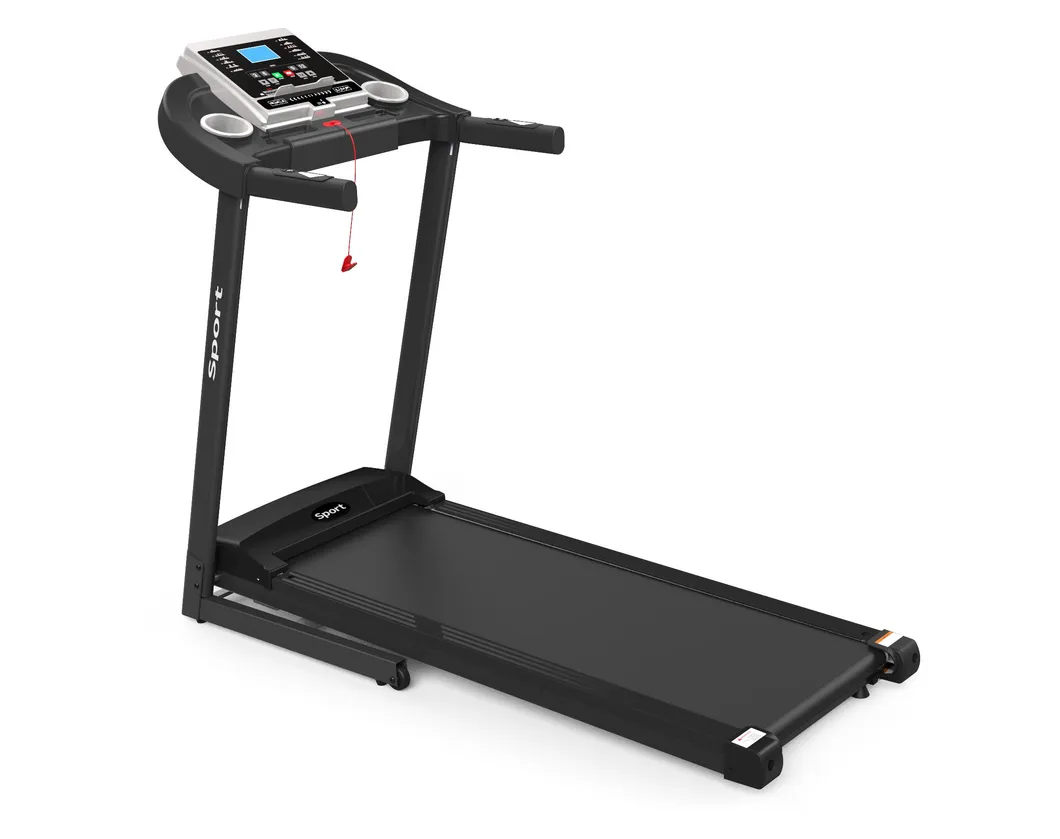 Folding Electric Treadmill for Home Workout Manual Incline 3.5" LCD Display 9 Mph Max.