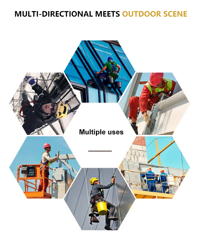 Full-Body Safety Belt for Falling Protection Fall Arrest Safety Harness