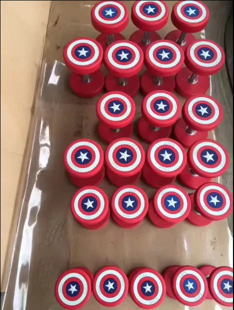 Gym Equipment Power Weight Lifting PU Dumbbell Osf-010