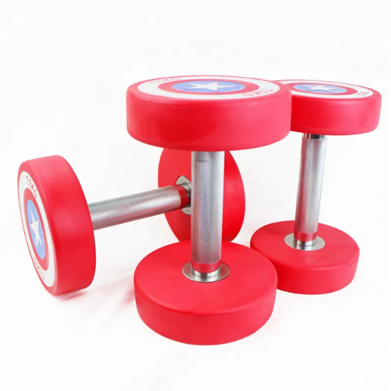 Gym Equipment Power Weight Lifting PU Dumbbell Osf-010