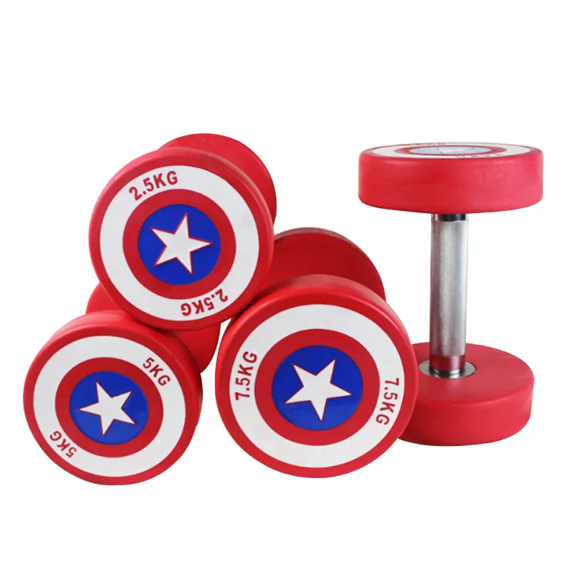 Gym Equipment Power Weight Lifting PU Dumbbell Osf-010