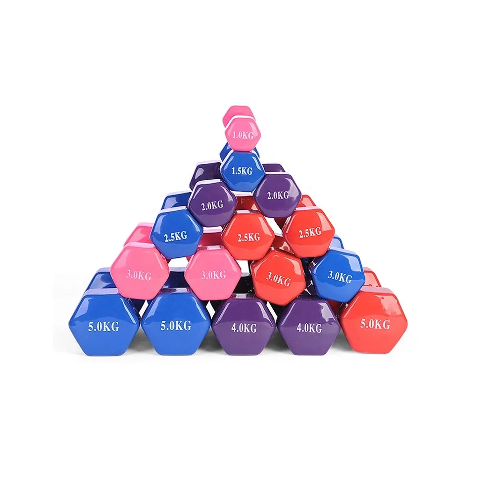 Gym Workout Training Fitness Hex Weight Set Dumbbells Dumbbell