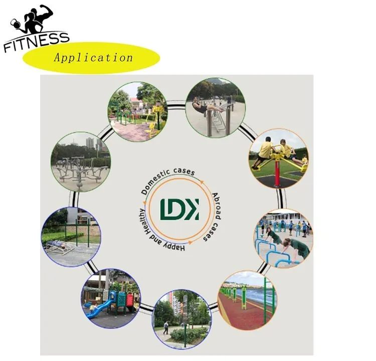 High Quality 10 Persons Outdoor Fitness Equipment