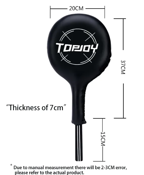 High Quality Black Boxing Coaching Training Target Clapper Punch Paddles