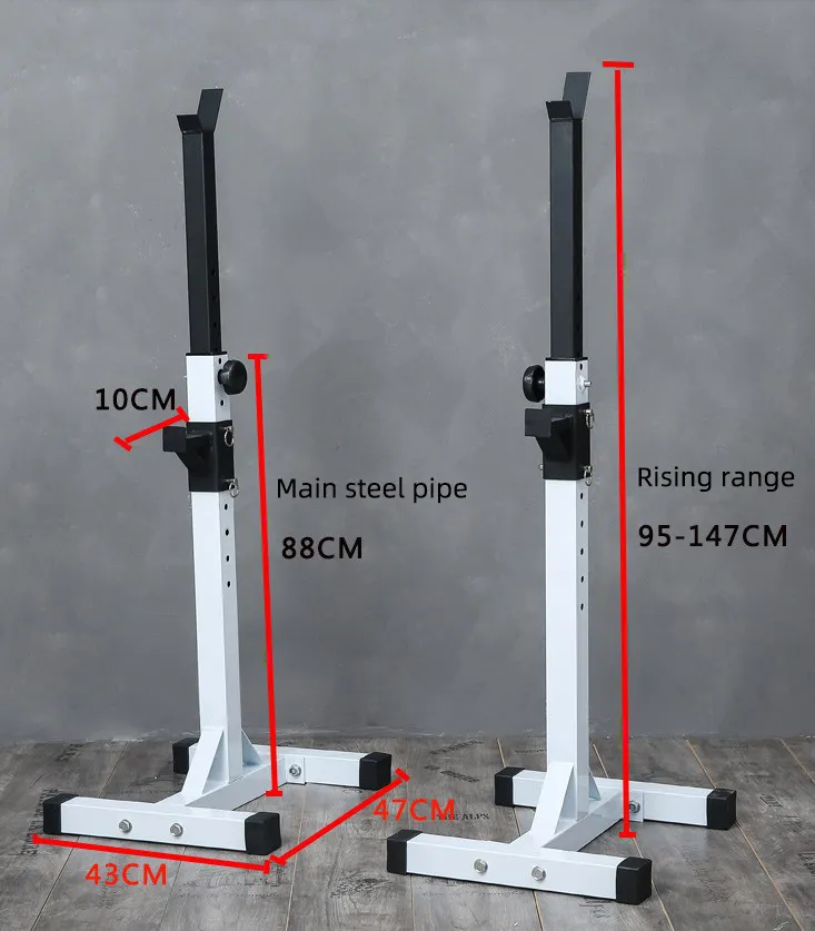 High Quality Body Building Equipment Heavy Duty Adjustable Squat Rack For Barbell Stand