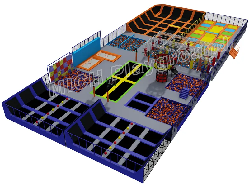 Indoor Customized Commercial Indoor Sports Trampoline From China Factory