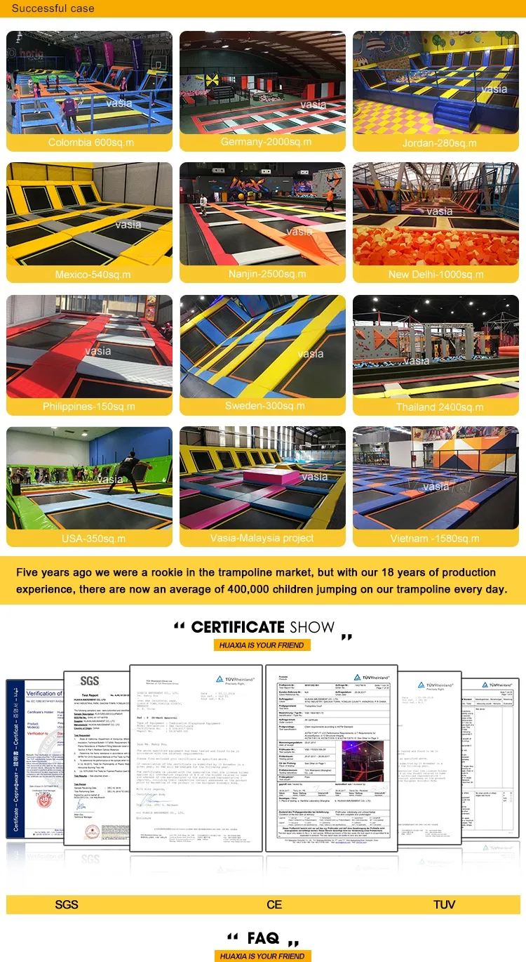 Indoor Trampoline Park, Indoor Children Play Station, Indoor Big Playground
